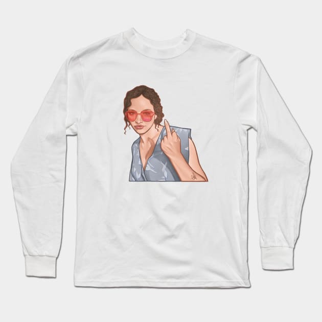 Mood ll Jade Thirlwall Long Sleeve T-Shirt by CharlottePenn